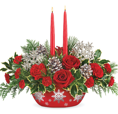 - Teleflora® Winter's Eve Centerpiece