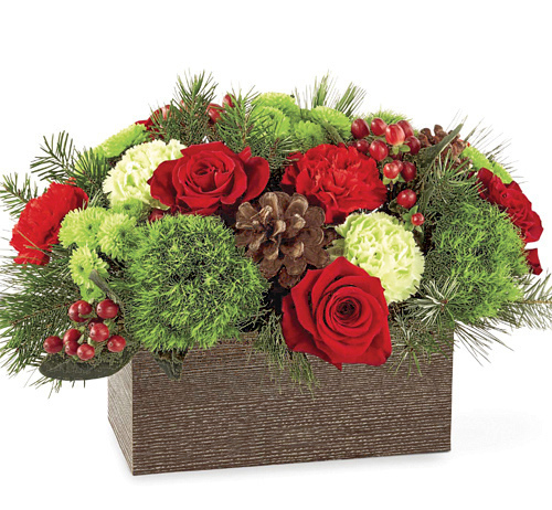 FTD Bundled Up Centerpiece