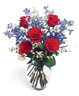 - FTD® Roses and Delphinium Bouquet