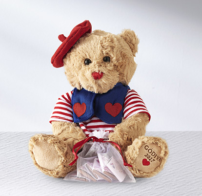 godiva valentine's day bear